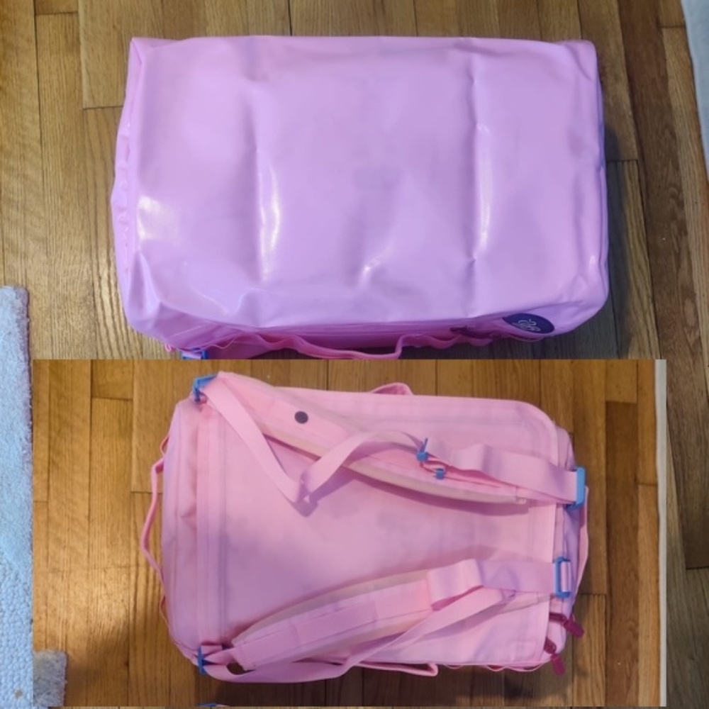 Baboon to the Moon Cotton Candy Pink Go Bags 40L New with slight Defect